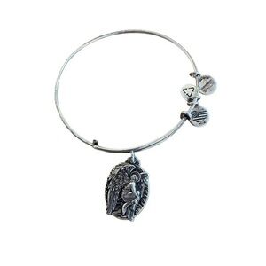 Alex and Ani Silver Angel Wing Charm Bracelet Guardian of Answers Inspire Me